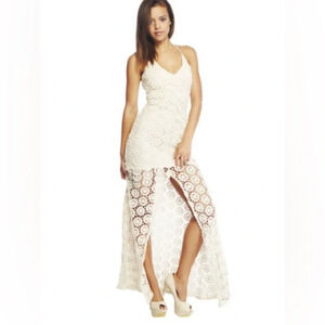 Arden B crochet maxi dress